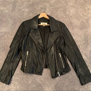 REAL Black Leather Jacket BB Dakota